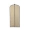 6 Pack - Garment Bags for Clothes Storage - Black and Beige, Suit Bags with Clear Window